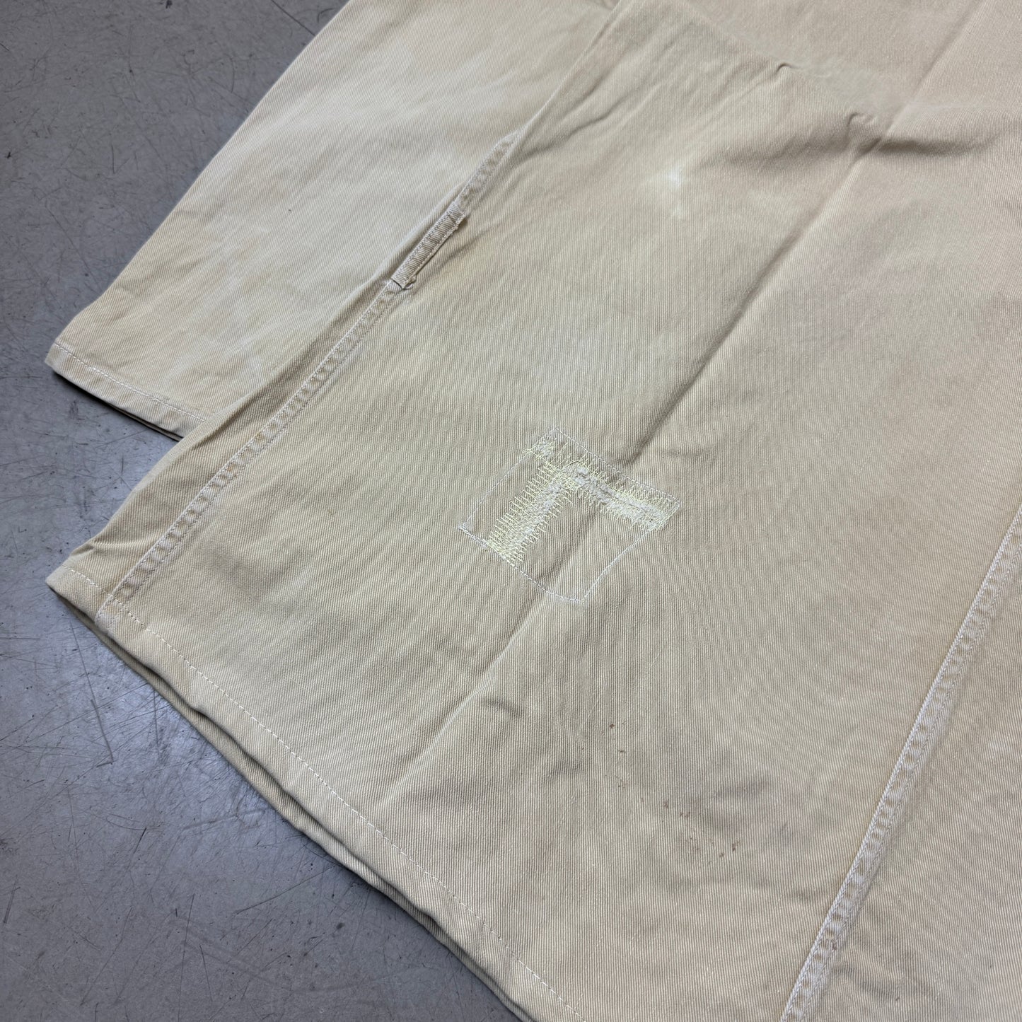 (L) Rare 1970s Moleskin Euro Work Shirt