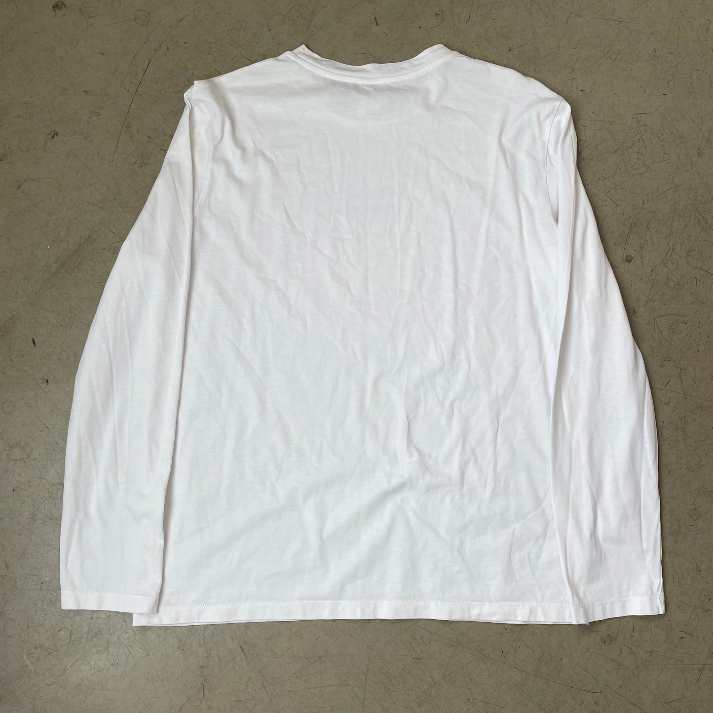 (M) Chanel Uniforms Logo Longsleeve schwarz weiß
