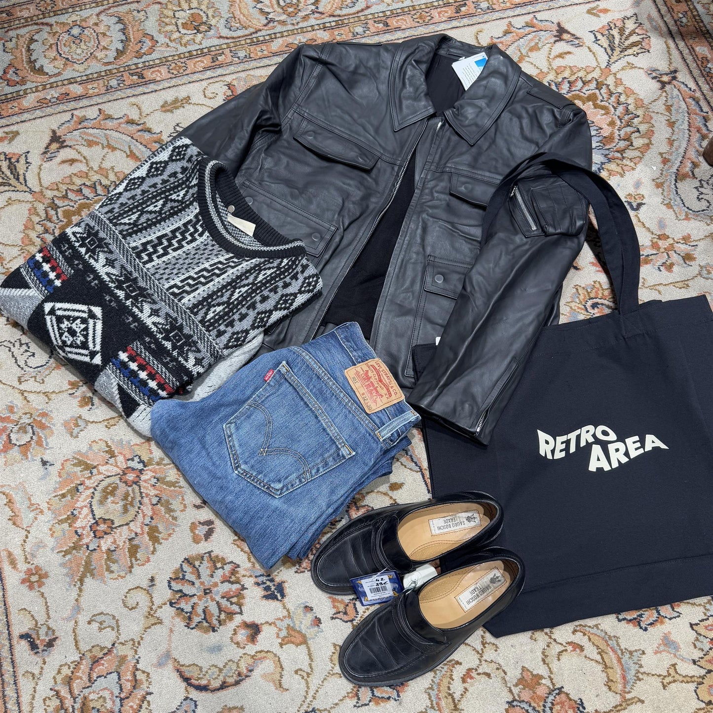 VINTAGE "LEATHER JACKET" MYSTERY OUTFIT