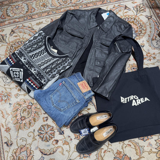VINTAGE "LEATHER JACKET" MYSTERY OUTFIT