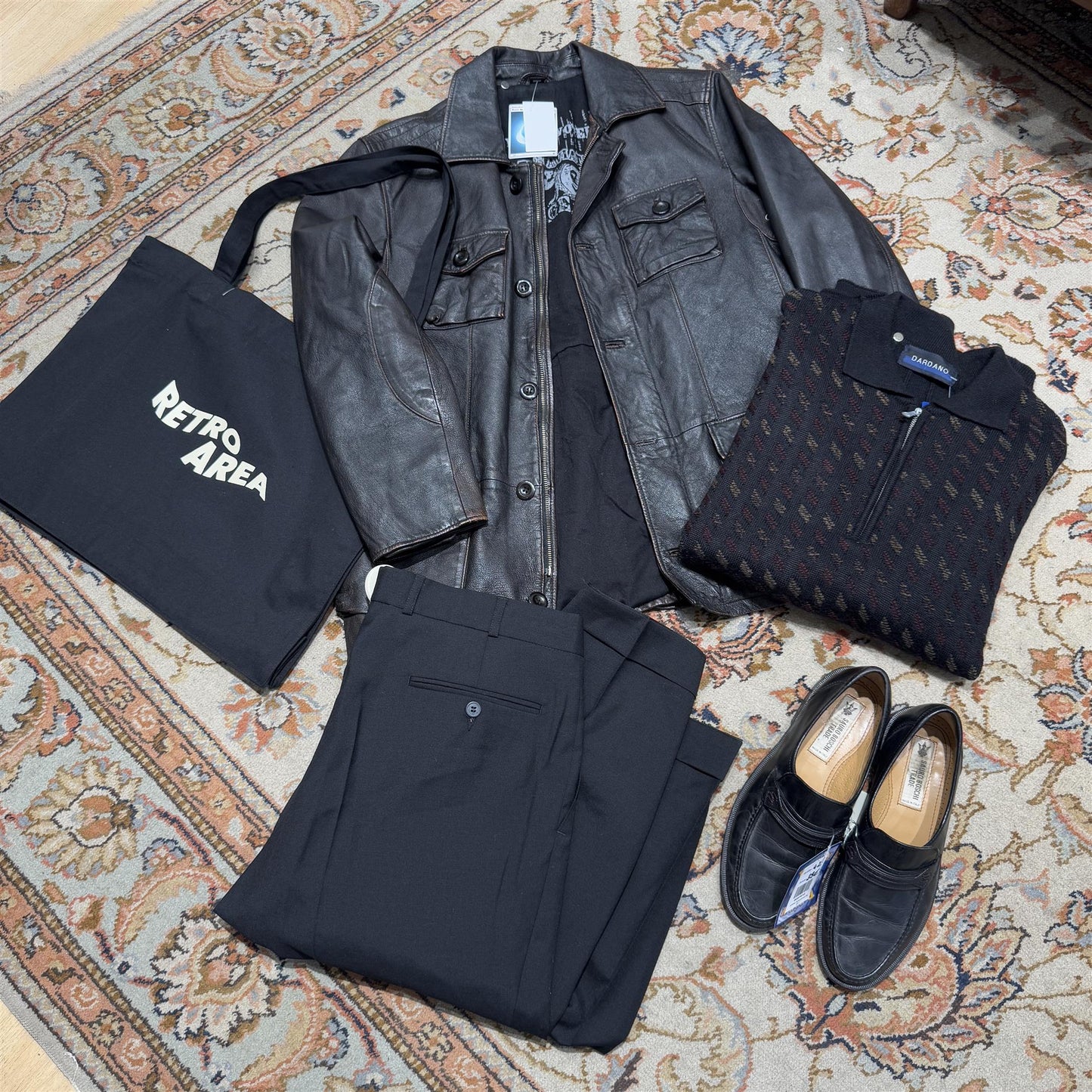 VINTAGE "LEATHER JACKET" MYSTERY OUTFIT
