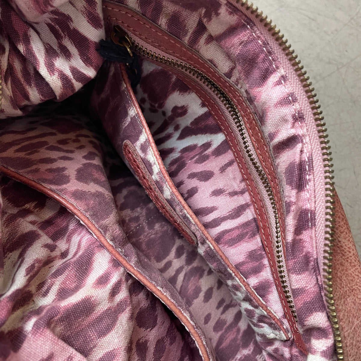Faded Liebeskind Berlin Leder Tasche rot rosa