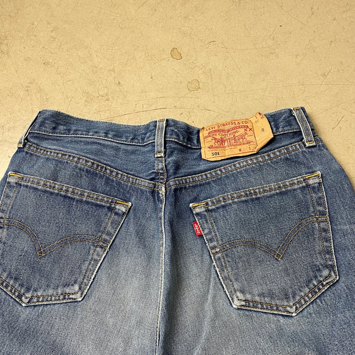 (L) Levi’s 501 Jeanshose blau W34L38