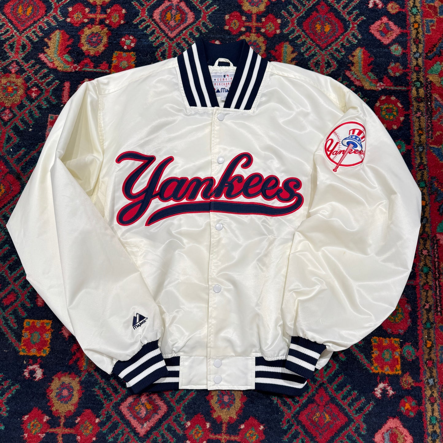 (M) NY YANKEES MAJESTICS COLLEGE JACKE