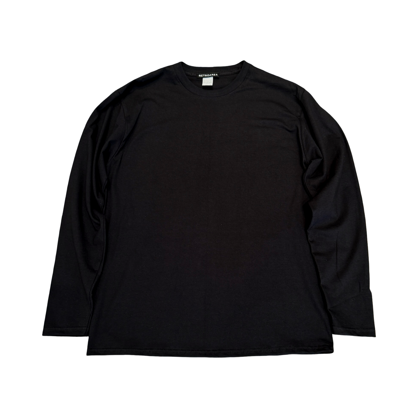 RETROAREA BASIC LONGSLEEVE (BLACK)