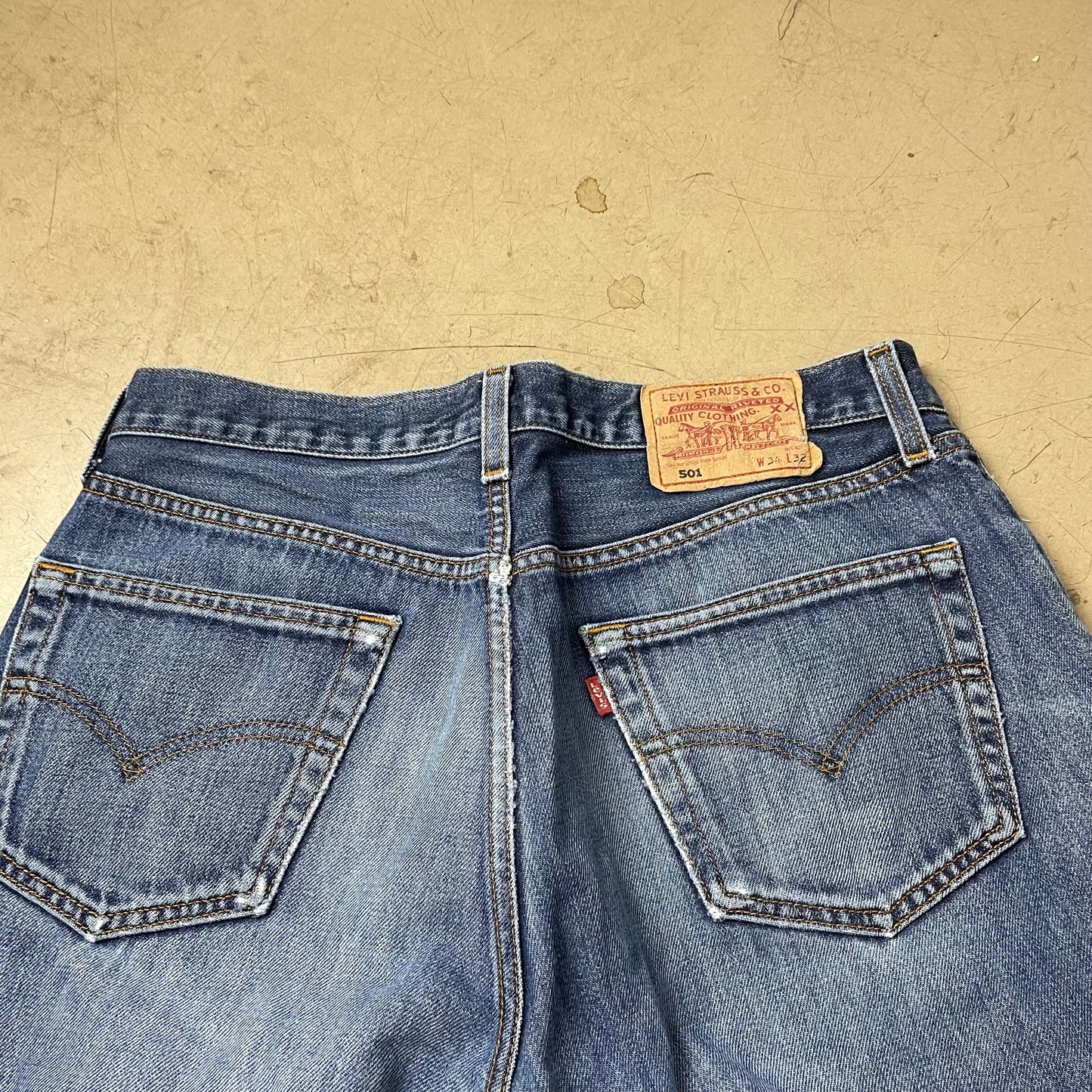 (M) Levi’s 501 Jeanshose blau W34L32