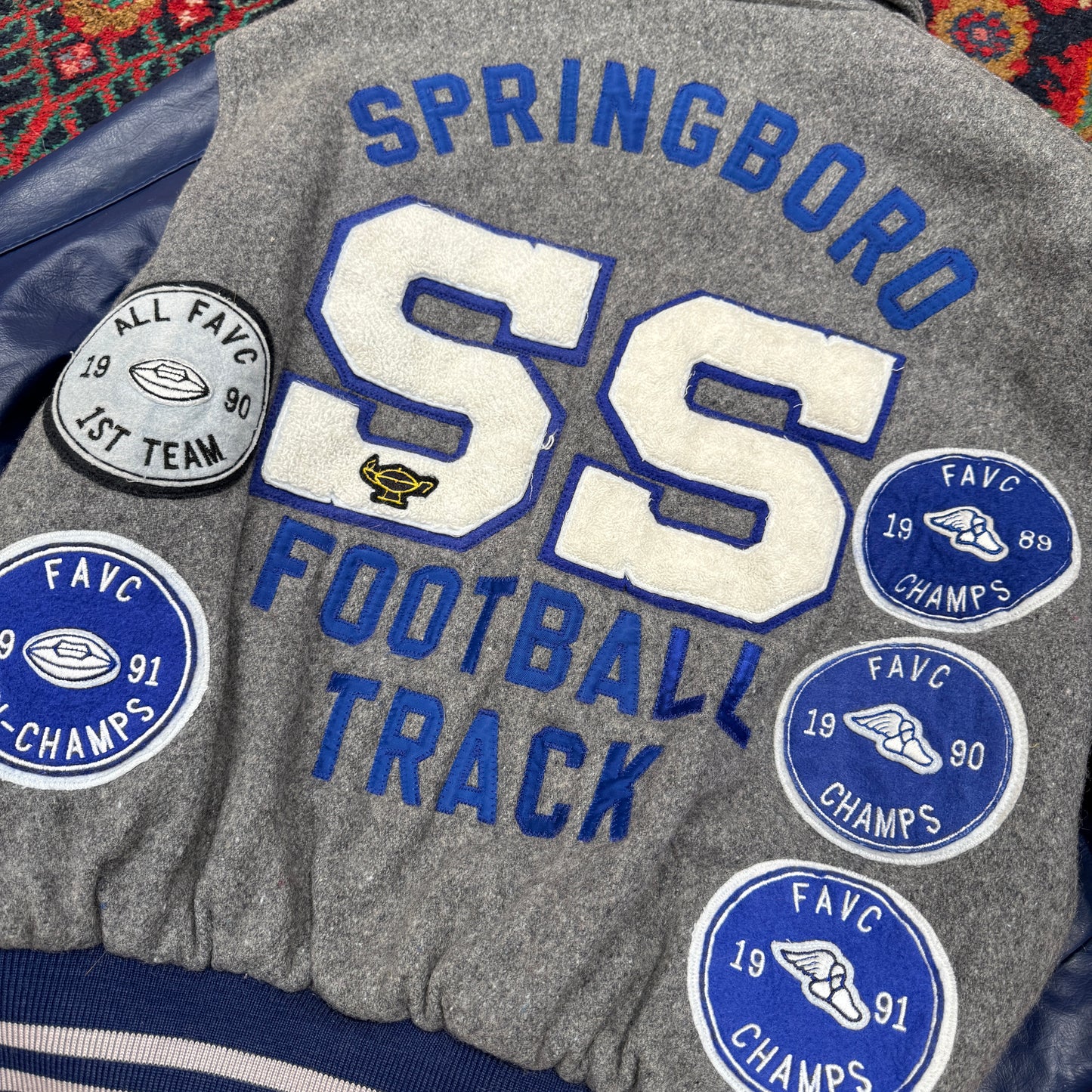(S-M) SPRINGBORO FOOTBALL COLLEGE JACKE