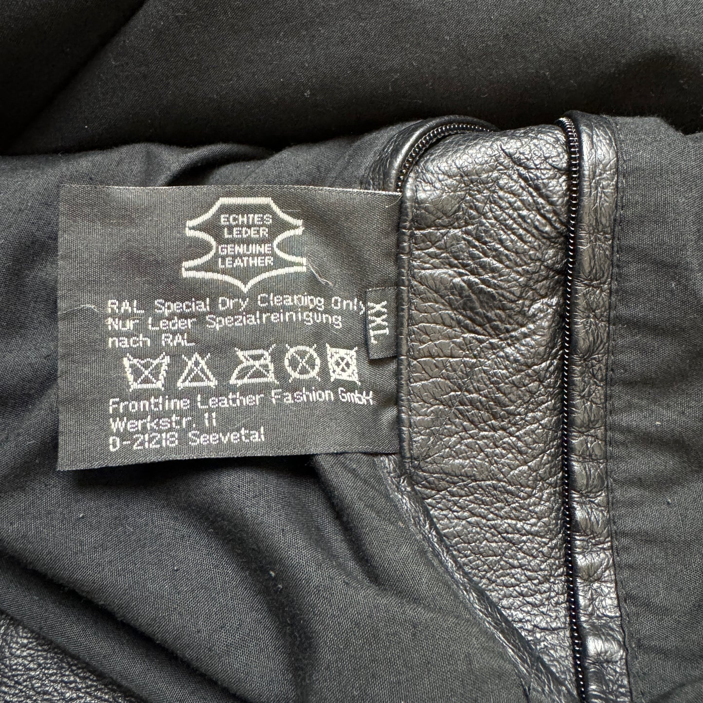 (XL) Racing Biker Lederjacke