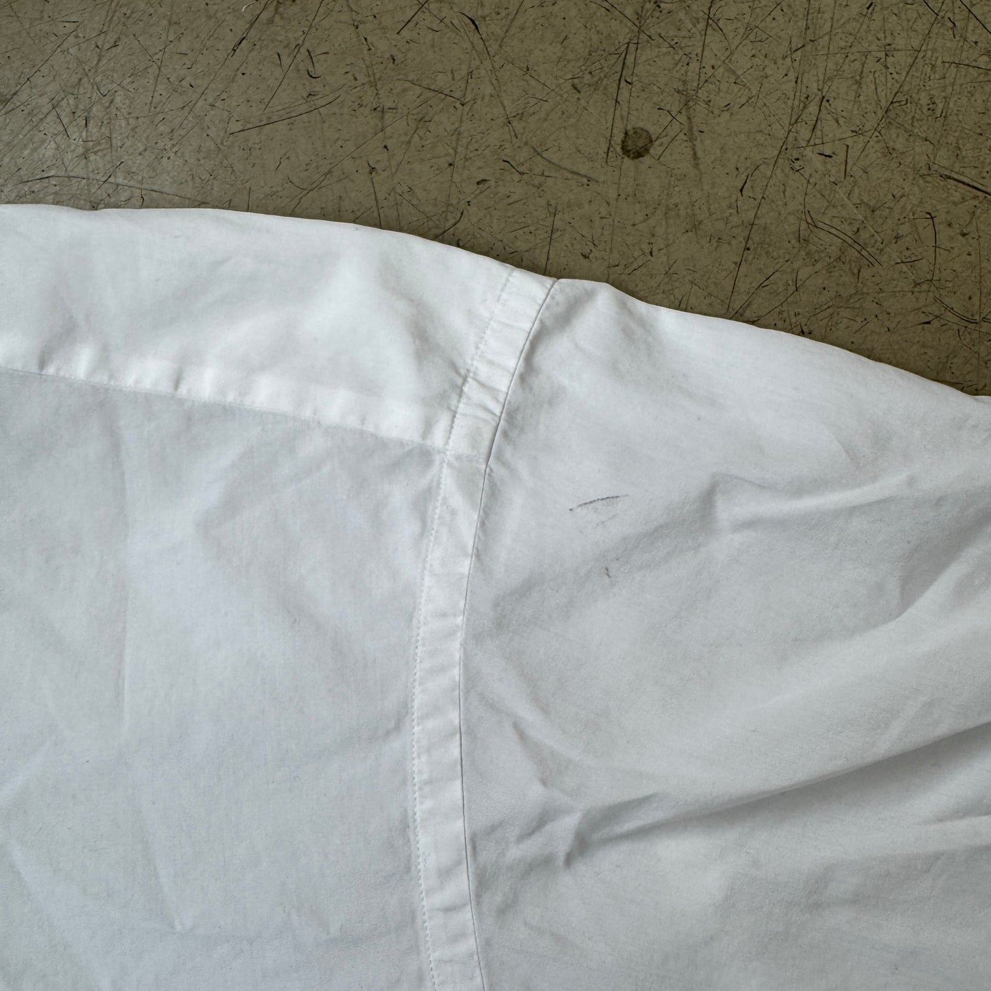 (XL) Ralph Lauren Purple Label Boxy Kurzarm Hemd weiß US 17,5