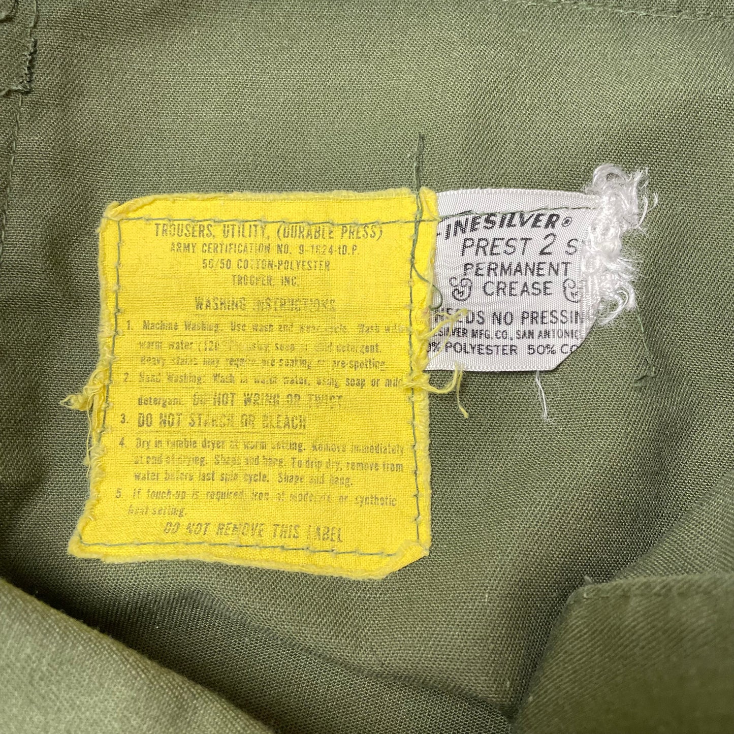 (L) US Army Front Pocket Utility Fatigue Pants olivgrün