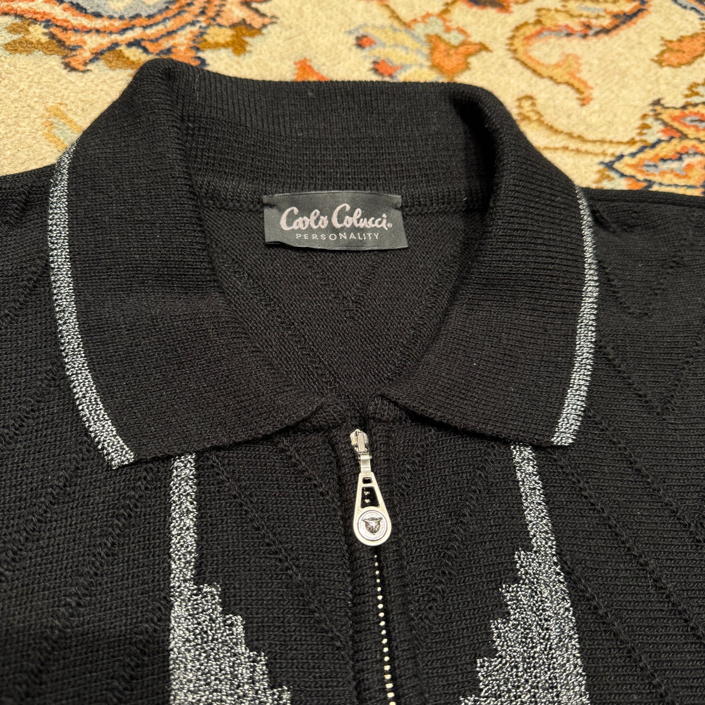 (XL) CARLO COLUCCI STRICKPULLOVER