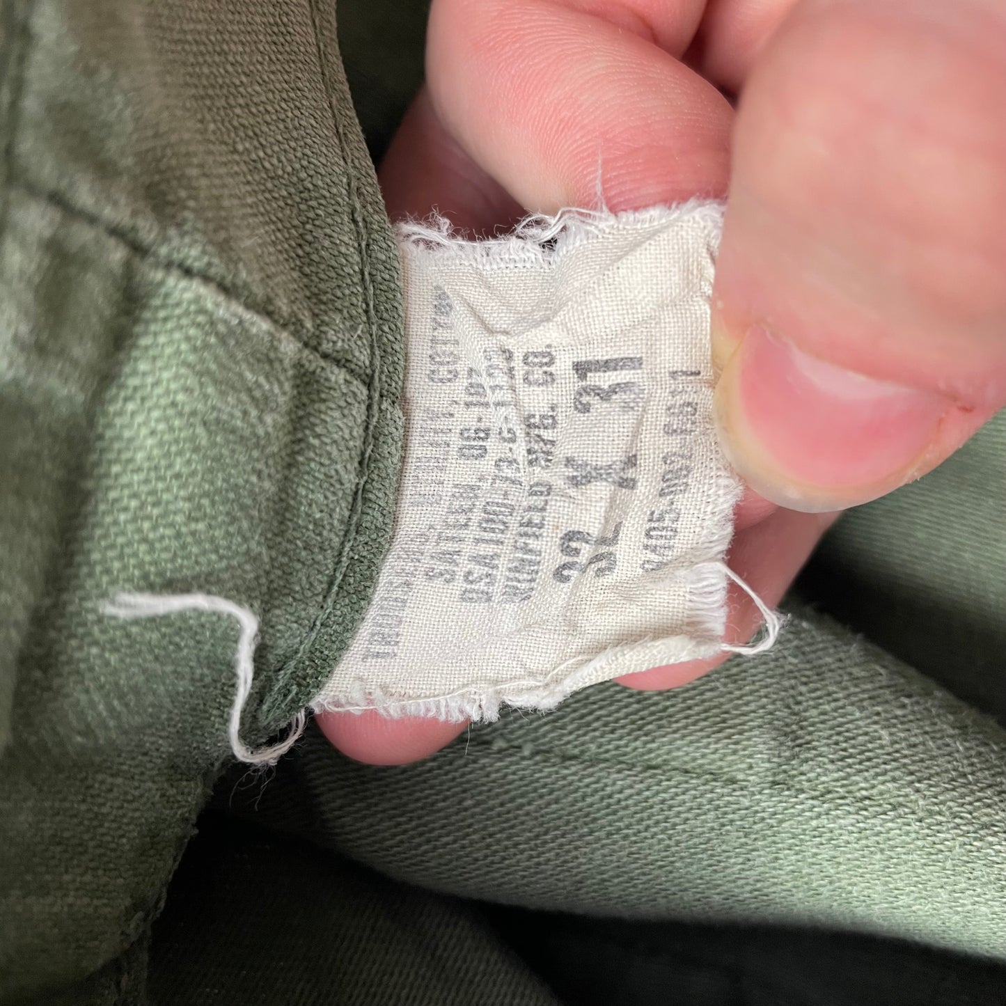 (M) US Army Front Pocket Utility Fatigue Pants olivgrün W32L31