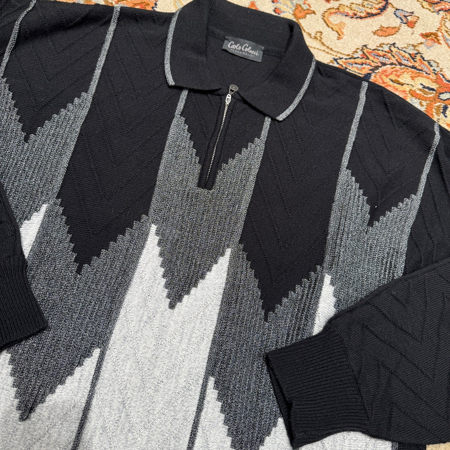 (XL) CARLO COLUCCI STRICKPULLOVER