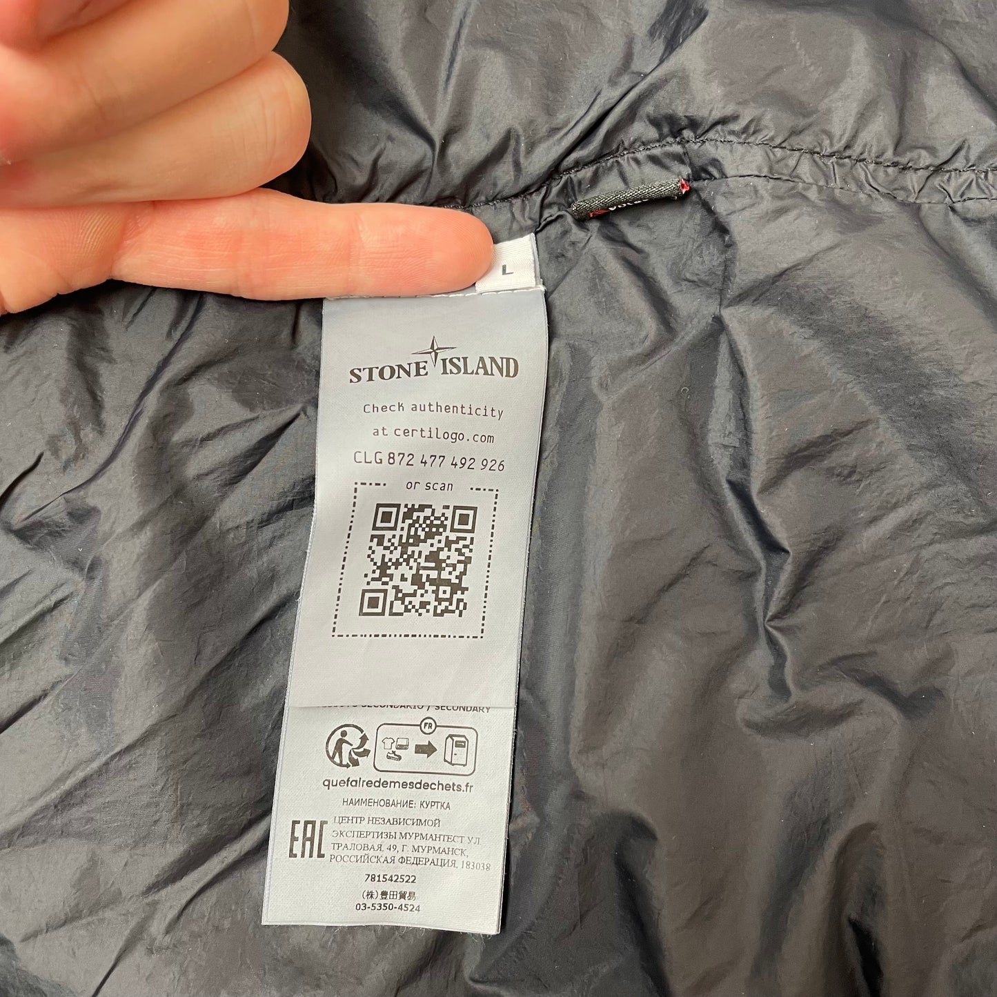 (M-L) Stone Island Harrington Jacket schwarz