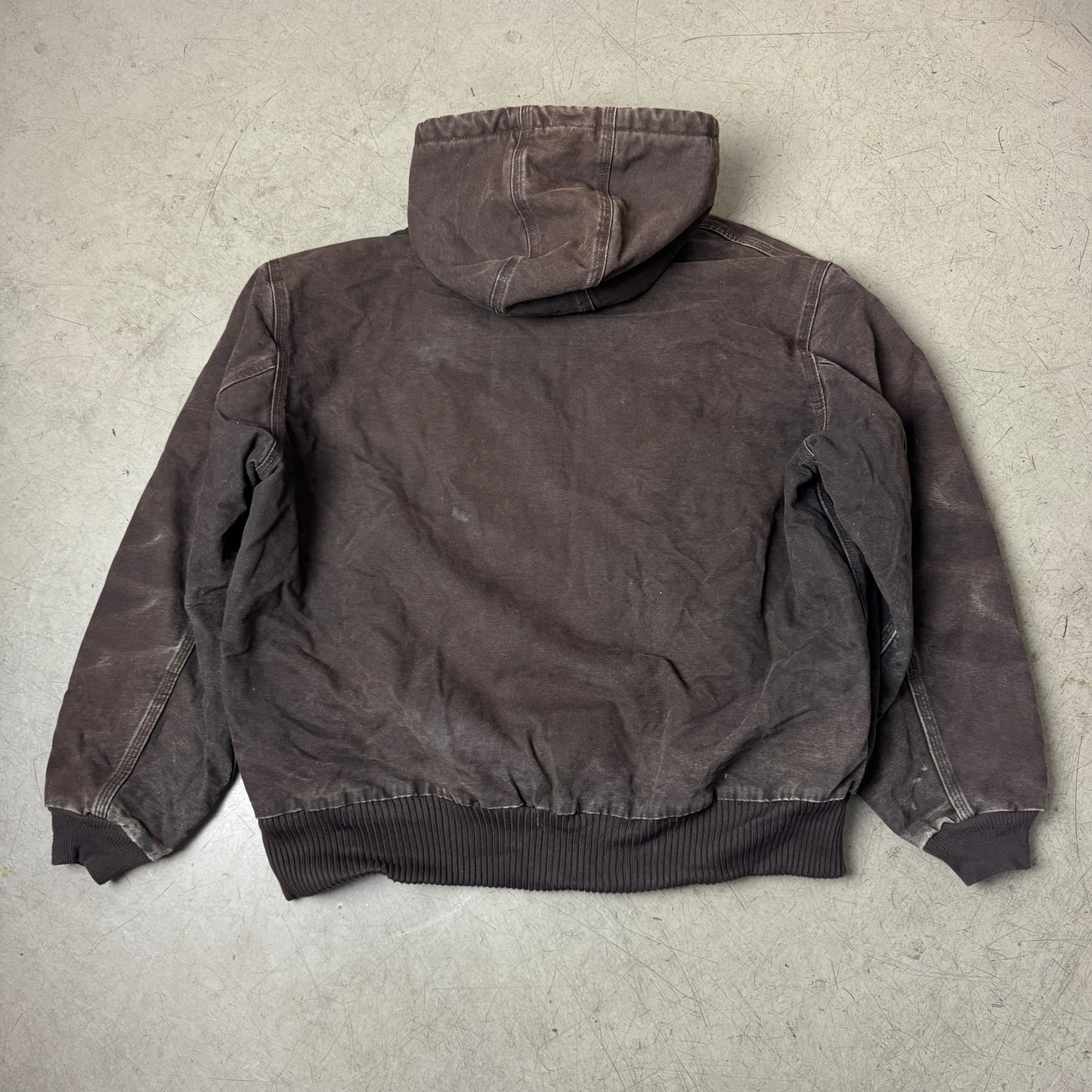 (XL) Carhartt Hooded Active Jacket J130 DKB