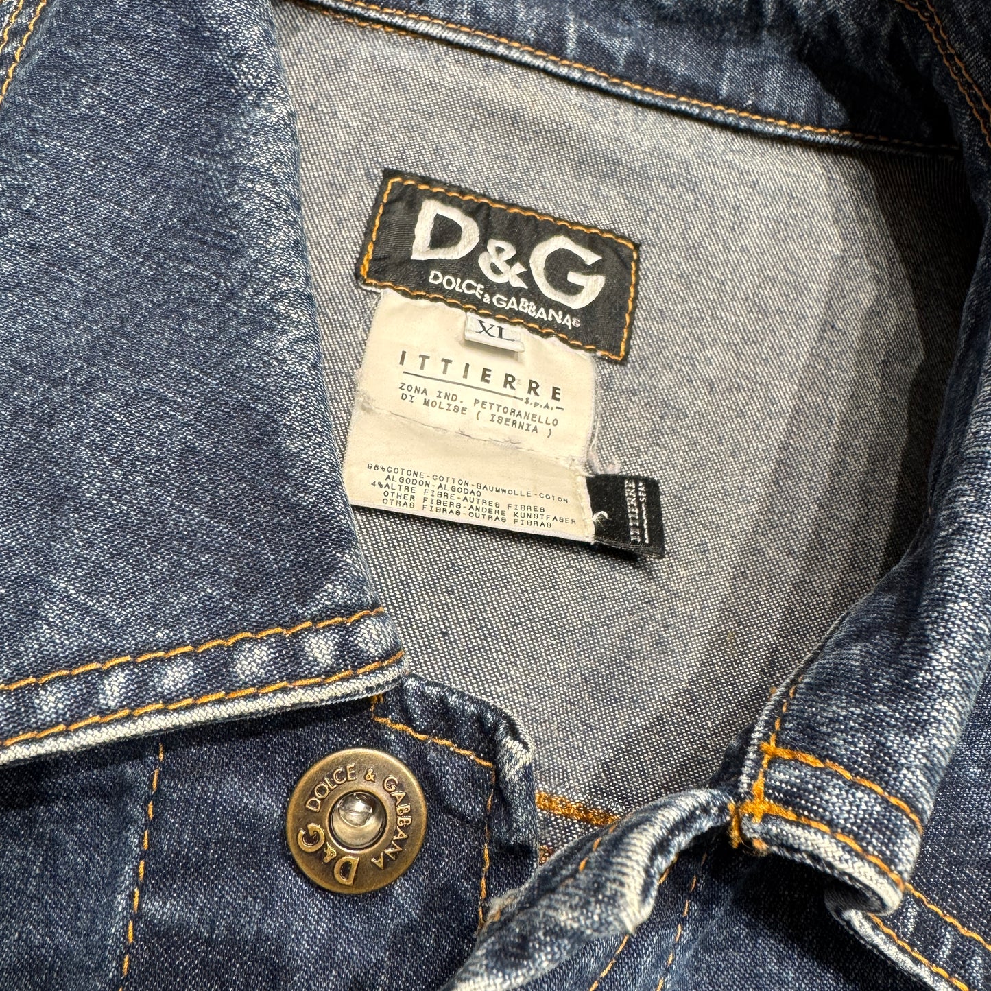 (XL) WMN RARE DOLCE&GABBANA JEANSJACKE