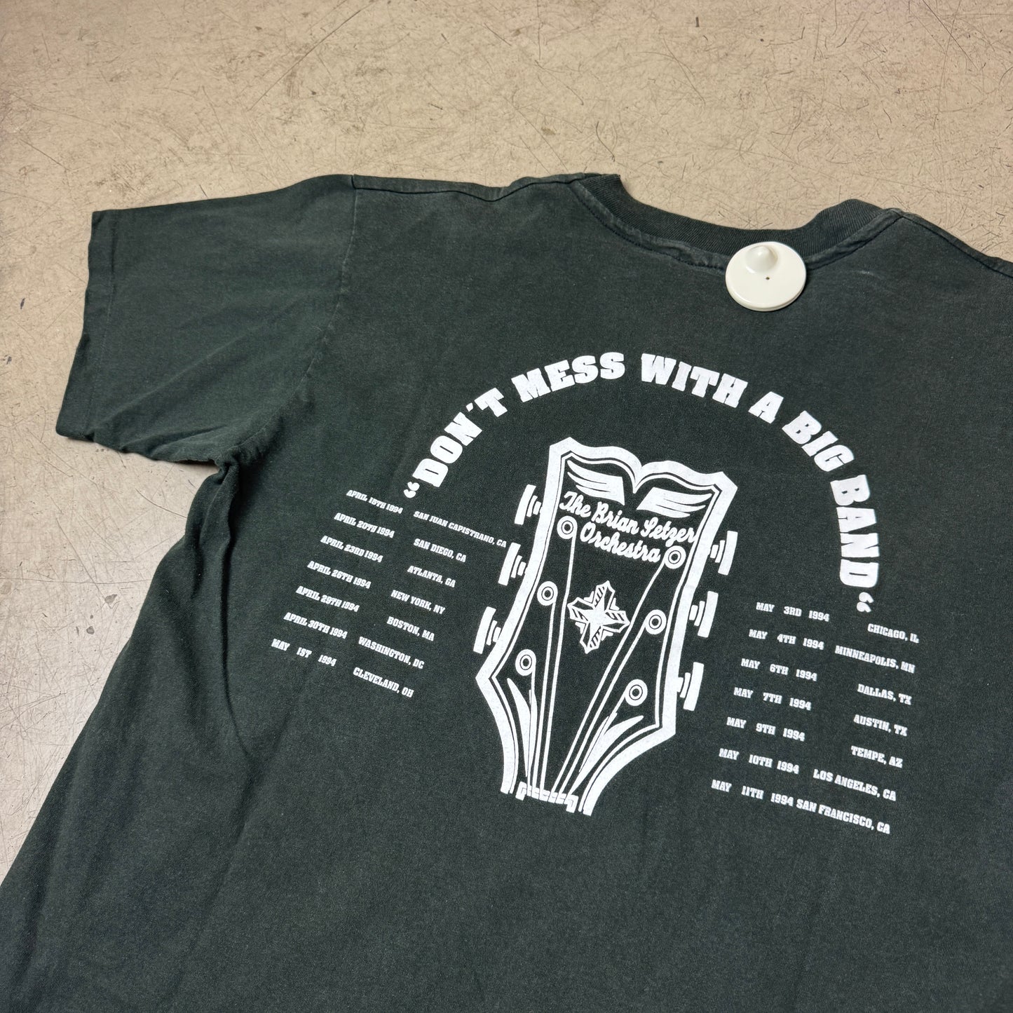 (L-XL) 1994 Brian Setzer Band T-shirt