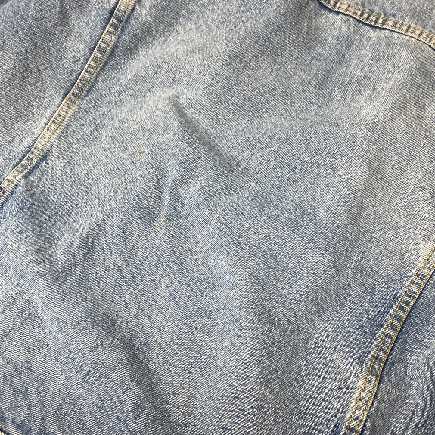 (XL) Vintage Lee Sanforized Union Made Denim Jacket Jeansjacke blau