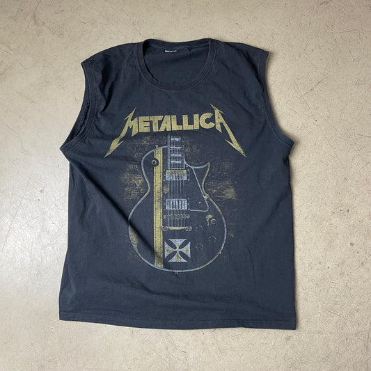(M) Metallica Band Tshirt schwarz ärmellos