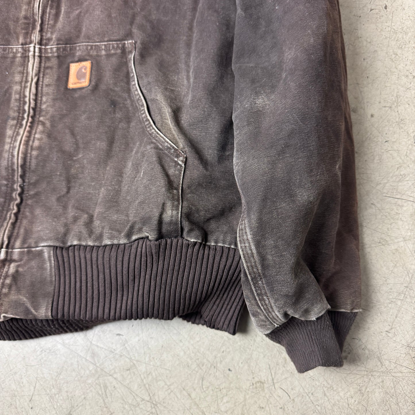 (XL) Carhartt Hooded Active Jacket J130 DKB