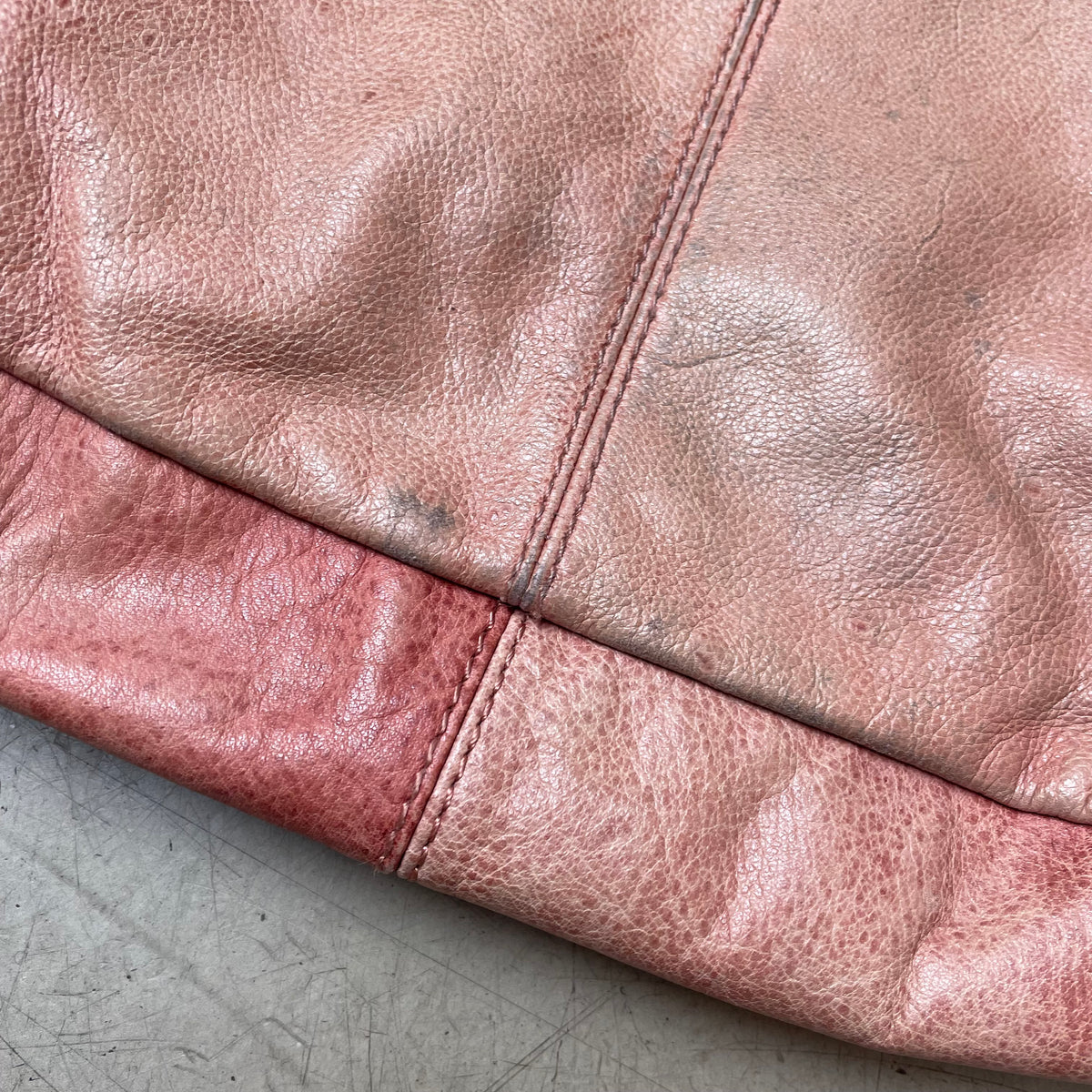 Faded Liebeskind Berlin Leder Tasche rot rosa