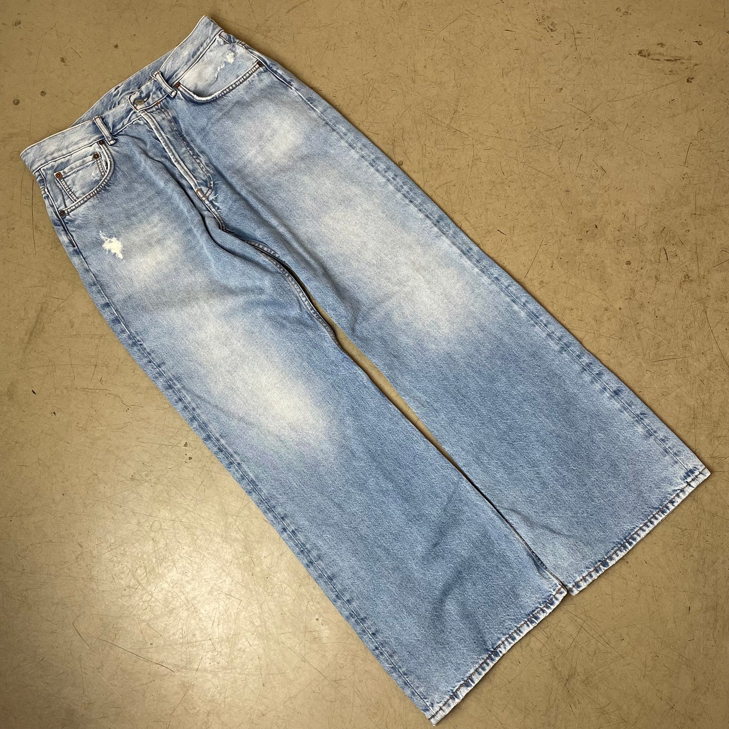 (M) Acne Studios Flare Denim Schlaghose Jeanshose hellblau W32/L32