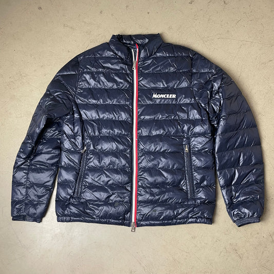 (XL) Moncler Puffer Jacke Navy blau Longue Saison Sz 6