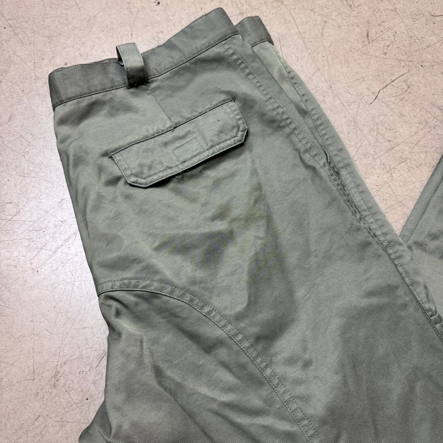 (L) Vintage Adidas Front Pocket Cargo Pants olivgrün