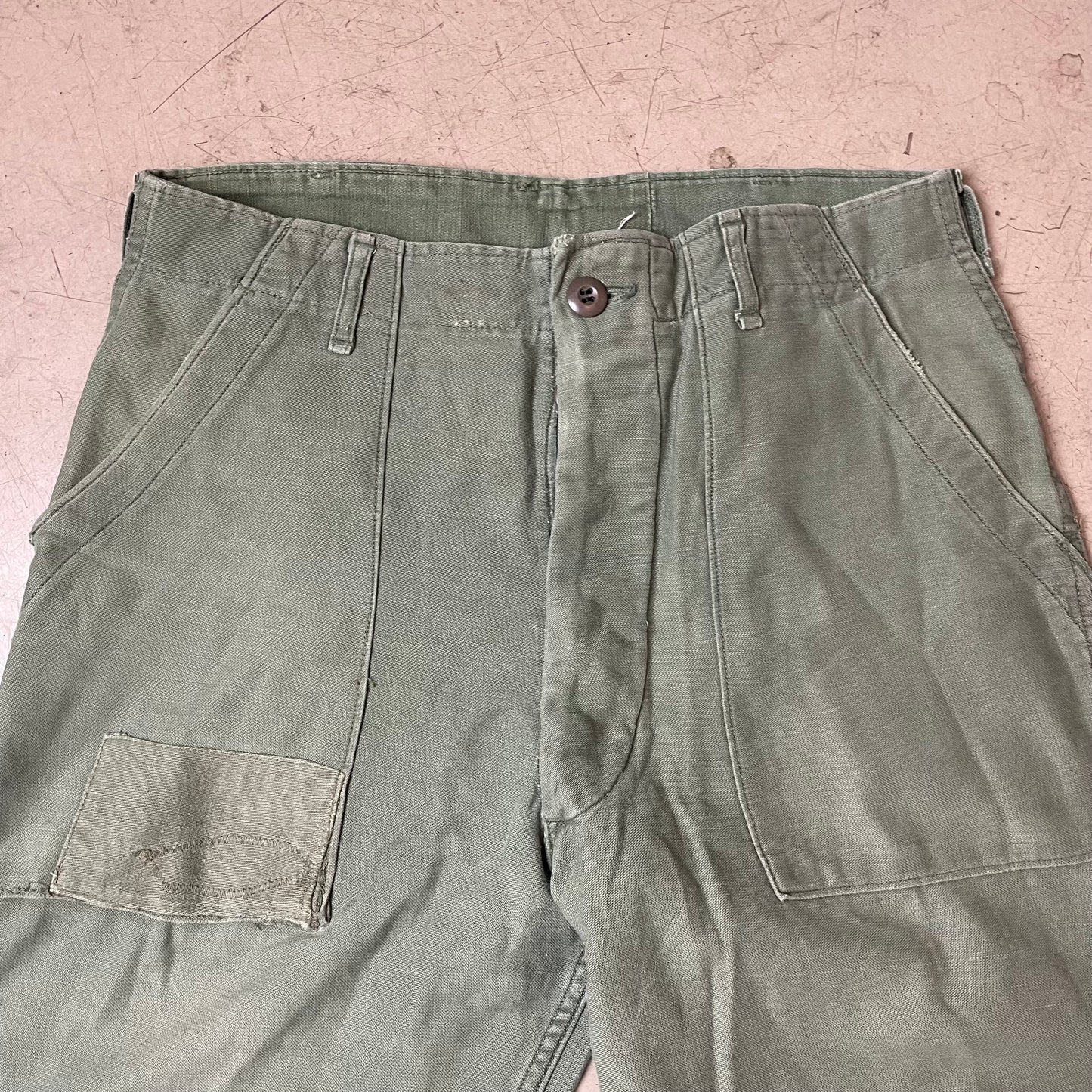 (M) US Army Front Pocket Utility Fatigue Pants olivgrün W32L31