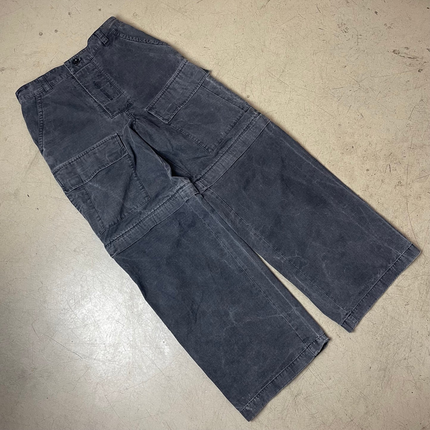 (M) Acne Studios Heavy Cargo Pants washed grau 46