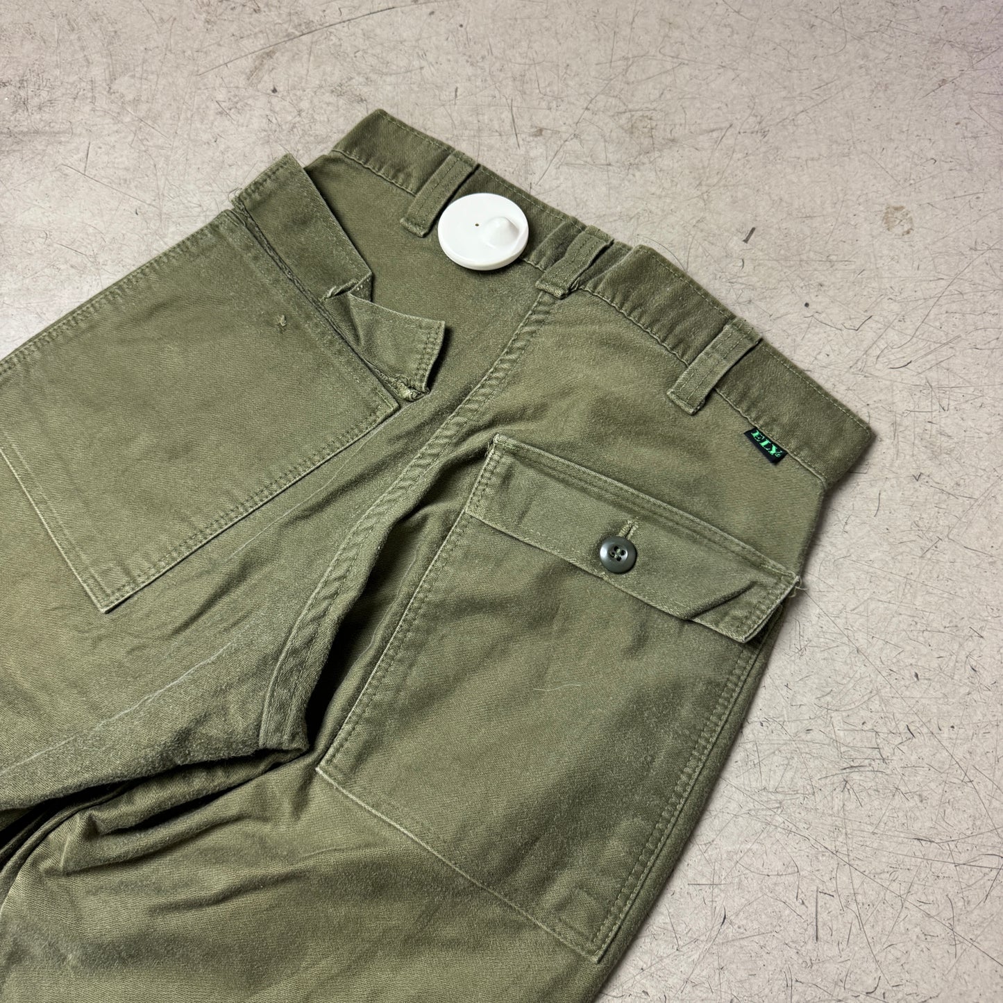 (XS-S) Fatigue Front Pocket Army Pants