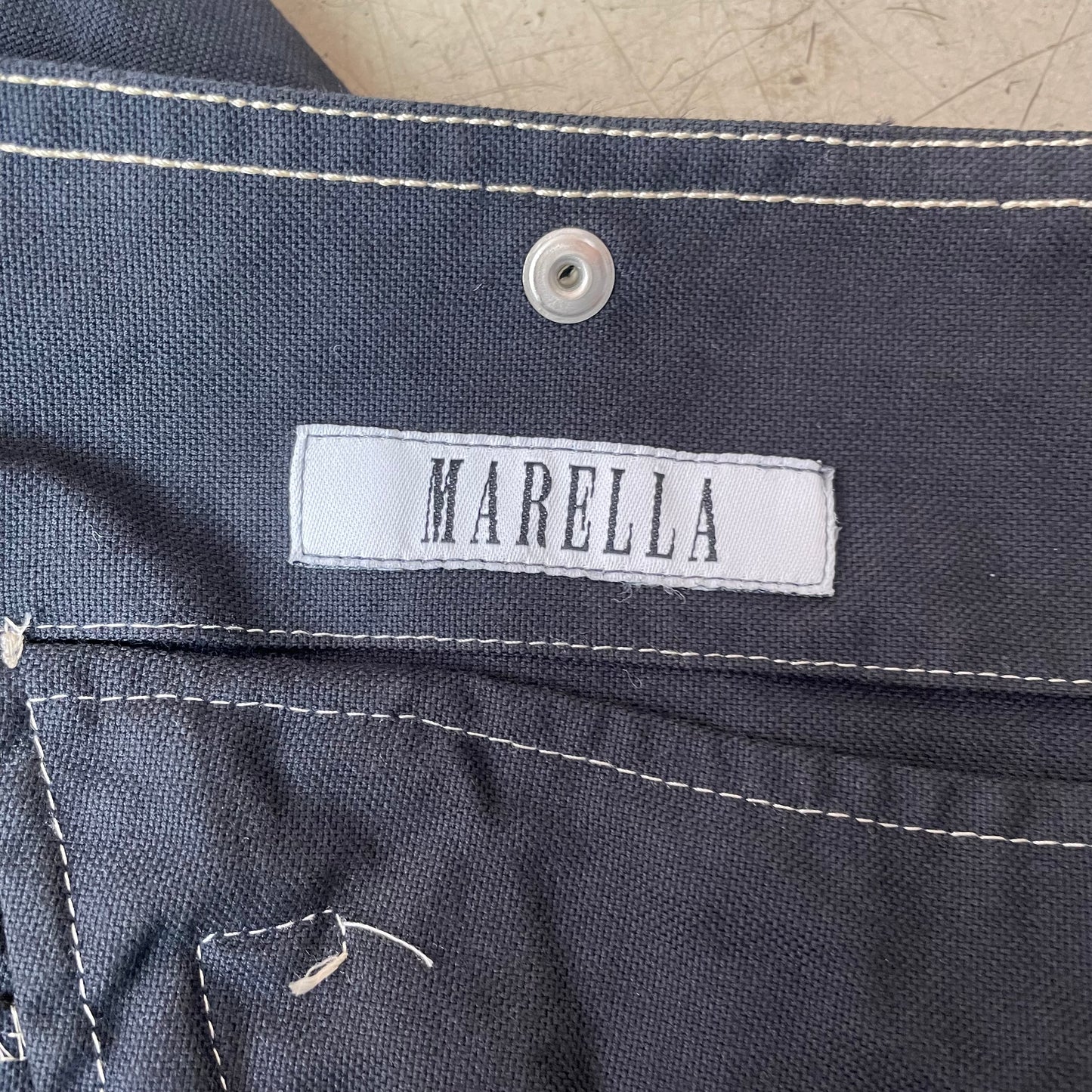(S-M) Marella Wmn Jacke schwarz Kontrastnähte