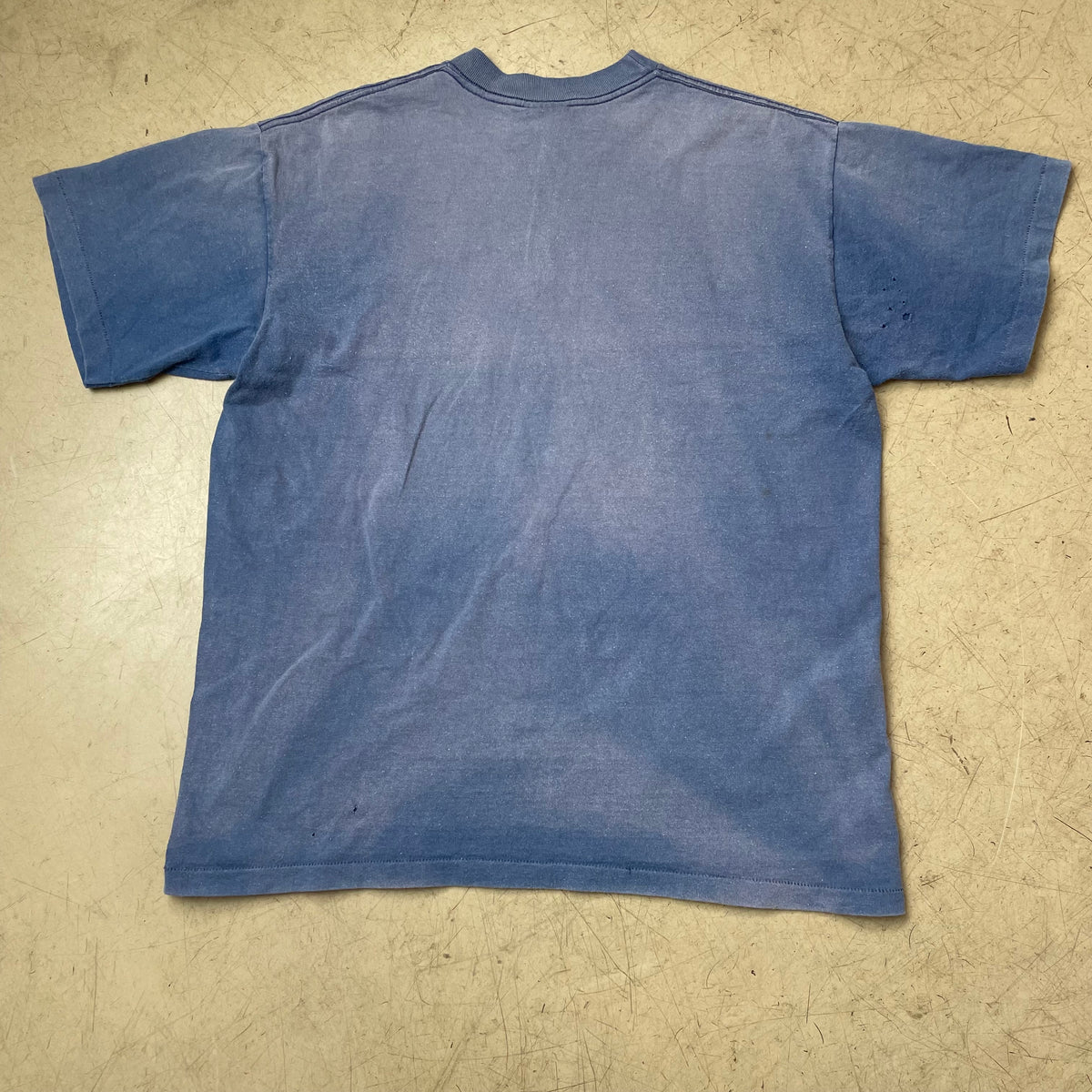 (M) Vintage 1991 Nutmeg Twins Baseball Tshirt faded Blue Single Stitch
