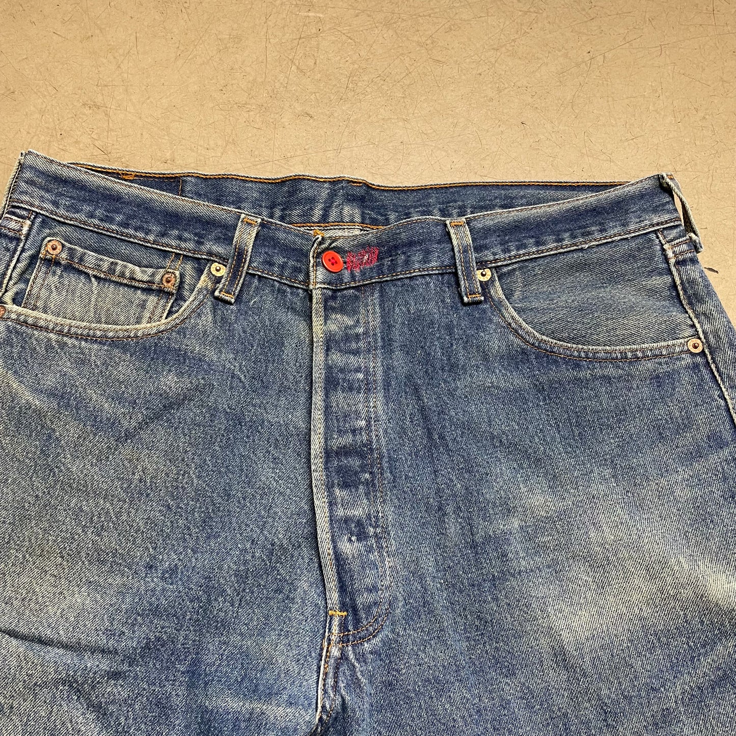 (L-XL) 1996 Levi’s 501 Jeanshose W38L32