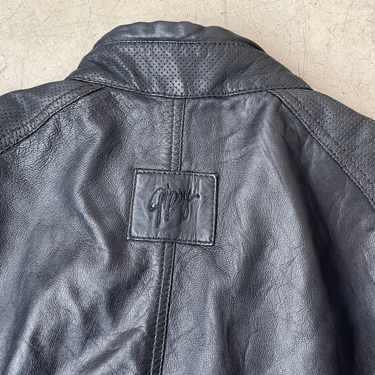 (L) Gipsy Lederjacke Biker schwarz