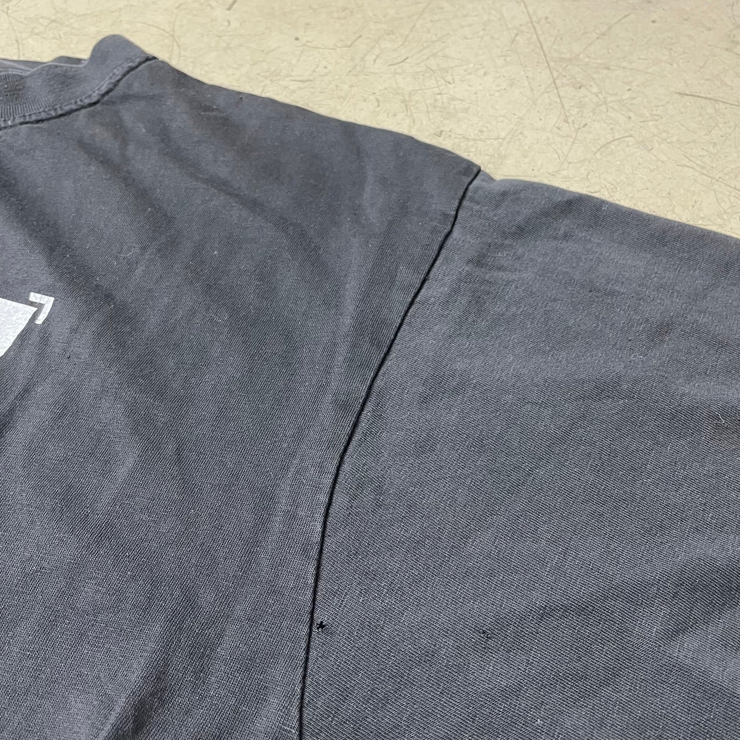 (XL) 1996 Das Gesicht Face Print Tshirt schwarz weiß