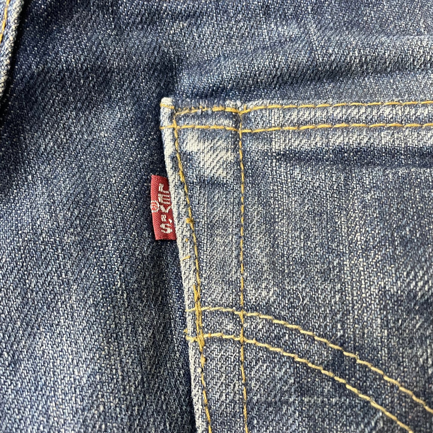 (M) Vintage 1993 Levi’s Big E Selvedge Selvage Jeanshose faded Blue W31/L30