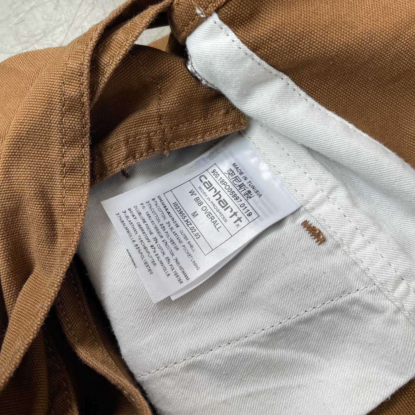 (M) Carhartt Work in Progress WIP Overall Dungaree braun