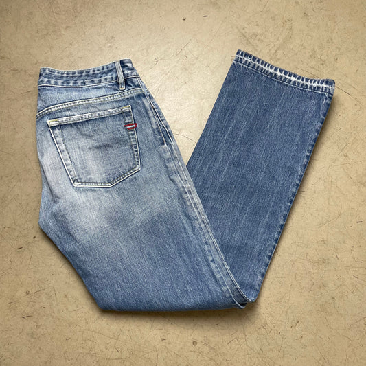 (M) 2000s Diesel Jeanshose faded hellblau W32