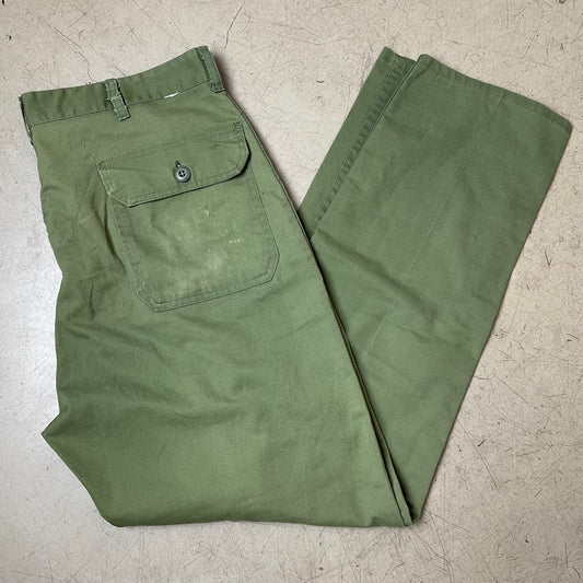 (XL) US Army Front Pocket Utility Fatigue Pants olivgrün W38L32