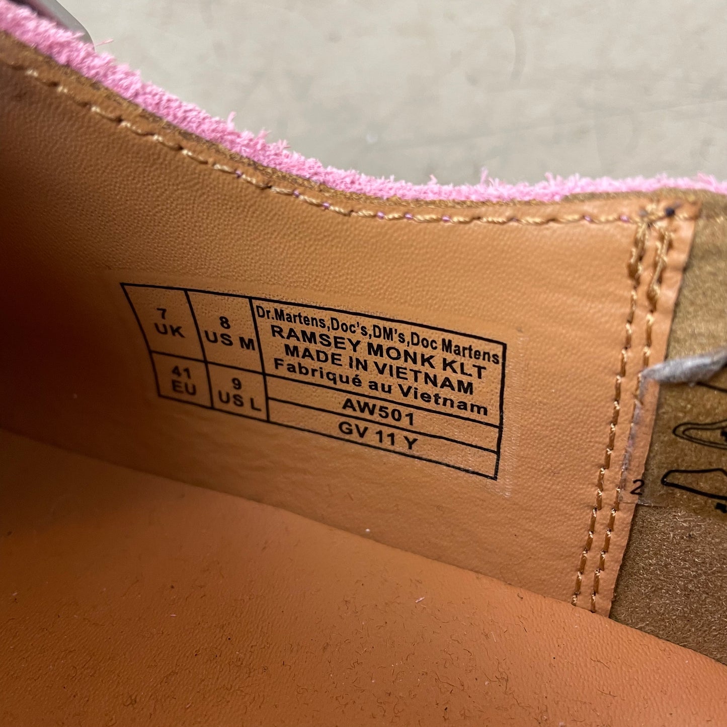 (41) Dr. Martens Loafer Wildleder pink