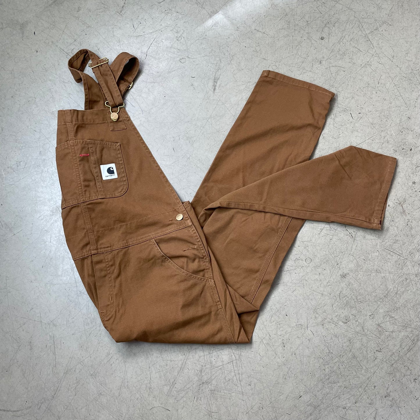 (M) Carhartt Work in Progress WIP Overall Dungaree braun