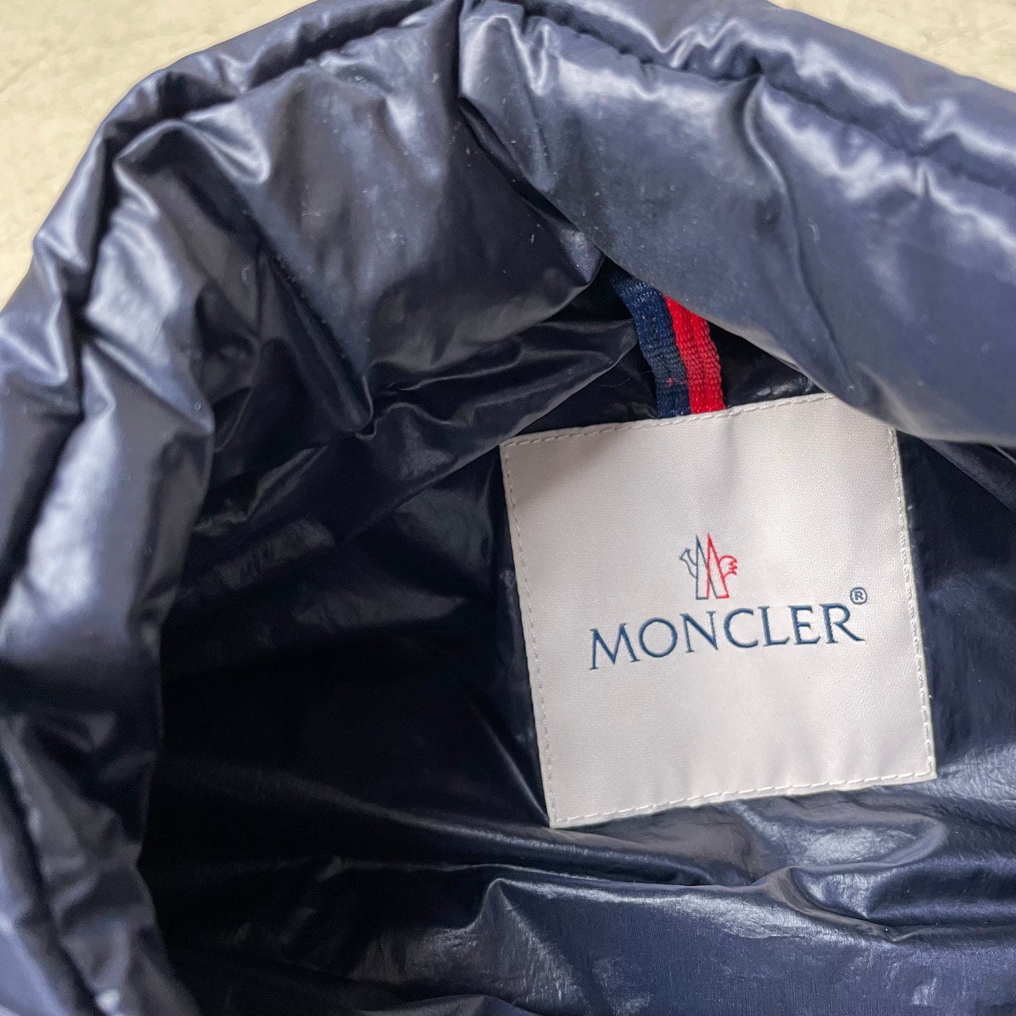 (XL) Moncler Puffer Jacke Navy blau Longue Saison Sz 6