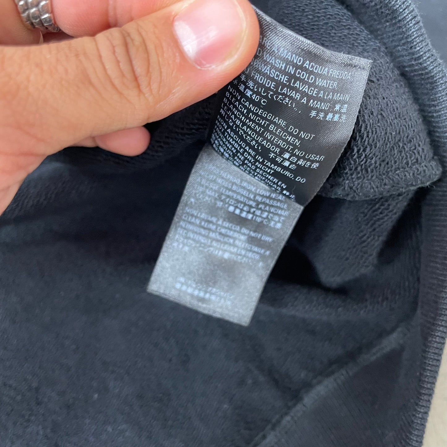 (XL) Balenciaga Big Logo Hoodie schwarz