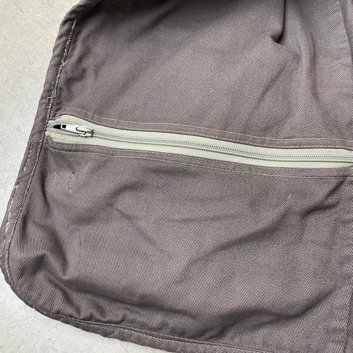 (XL) Vintage Novelle Mulitpocket Clasp Weste Braun