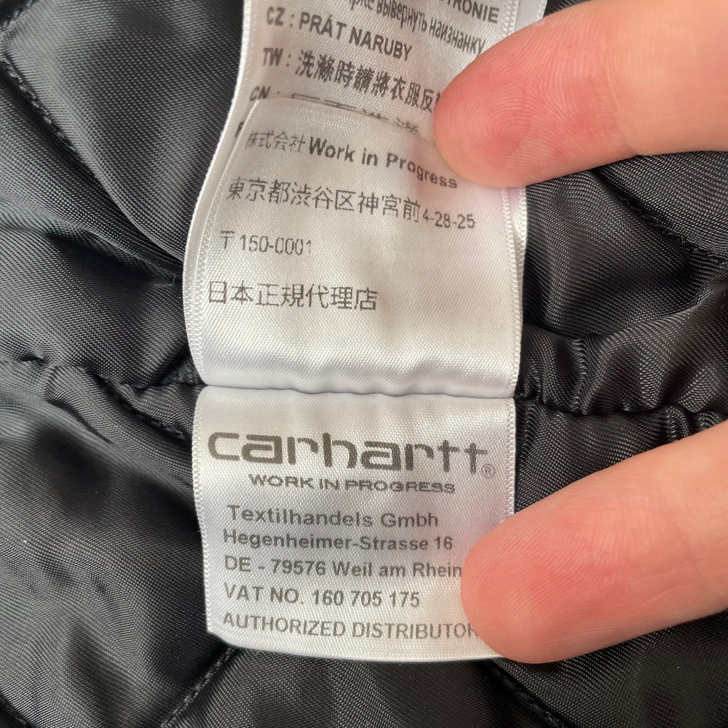 (L) Carhartt Padded Detroit Jacke beige