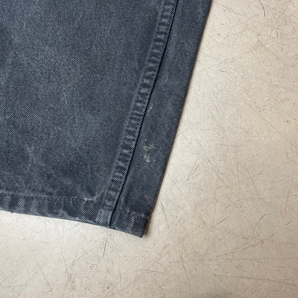 (M) Vintage Levi’s 560 Orange Label Jeanshose faded black W32/L32