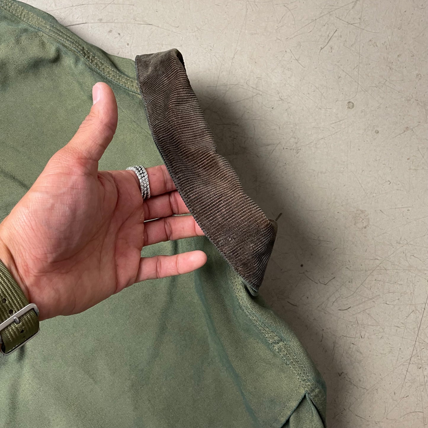 (L) Carhartt Detroit Workwear Jacke dunkelgrün