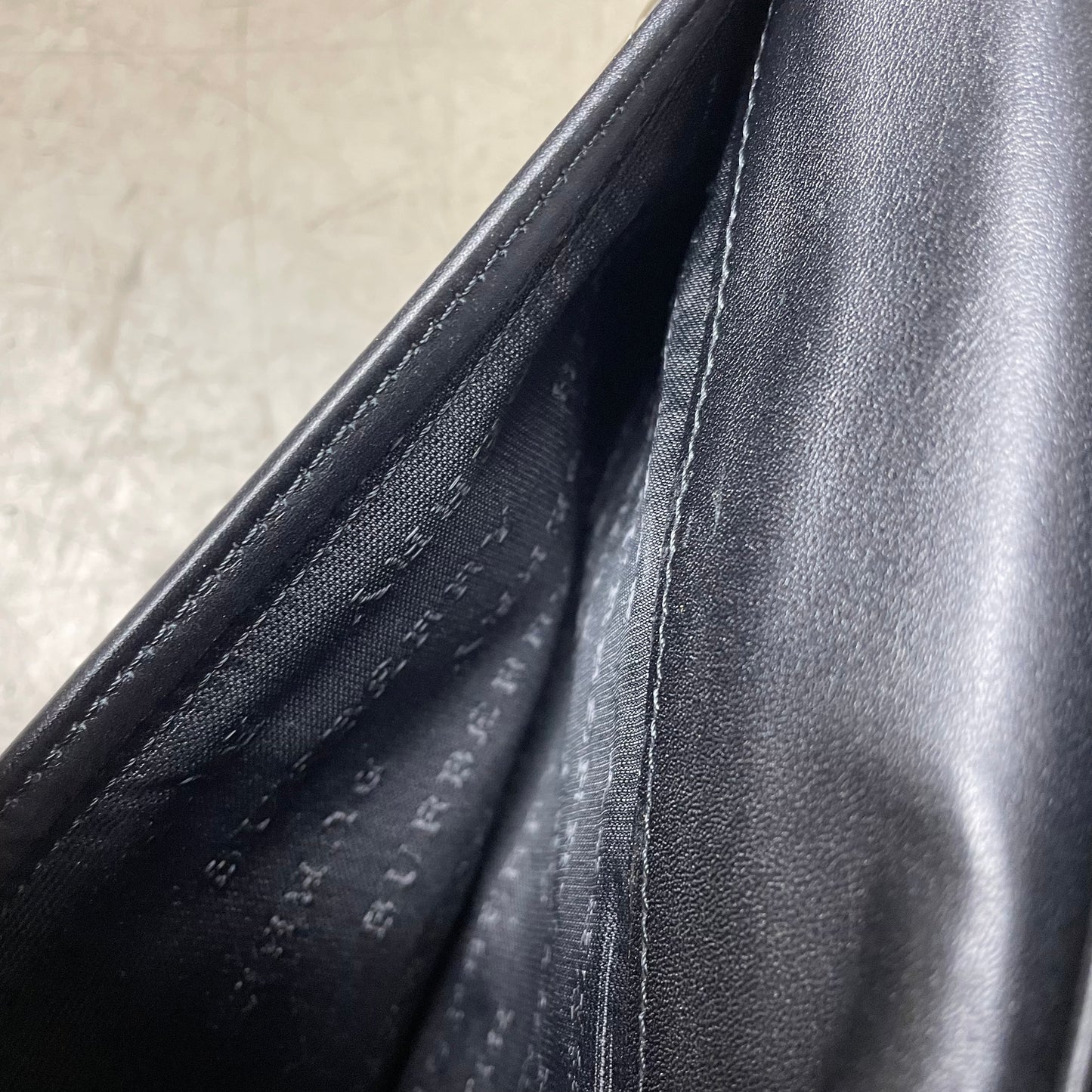 Burberry London Leder Geldbeutel schwarz