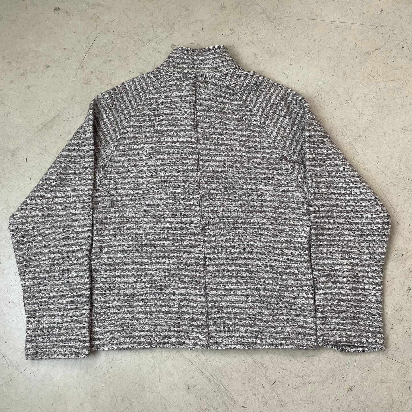 (M) MFPEN Strickjacke braun kariert